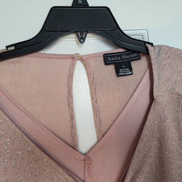 Pink Glitter Dress Size 14 - Picture 2 of 6